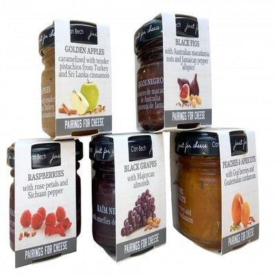 Can Bech Jams Mix Assorted, Additives Free, Natural, 2.47 Ounces (Pack Of 30)