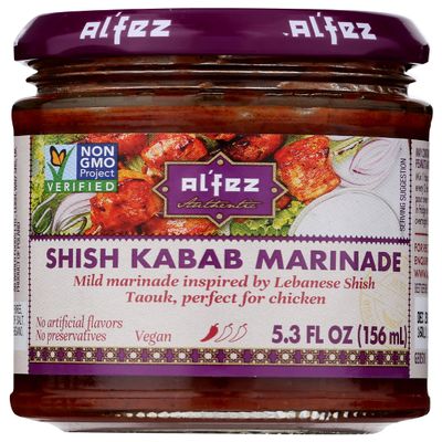 Al'Fez Shish Kabab Marinade, Non GMO, No Artificial Preservatives, 5.8 Ounces (Pack Of 6)