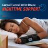 FEATOL Carpal Tunnel Wrist Brace Night Support 2 Pack - Wrist Splint for Pain Relief Tendonitis, Sprained, Arthritis - Metal Splint Stabilizer With Hand Brace -FOR Sleeping Women Men -Right&Left(S/M) view 2