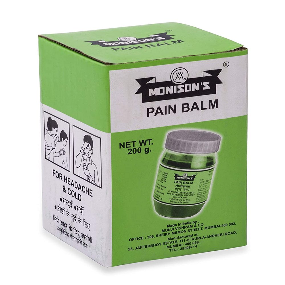 Naturix Monison's Ayurvedic Pain Balm, 200 g - Pack of 2