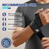 2 x Wrist Brace with Soft Thumb Opening for Mild Carpal Tunnel Tendonitis Arthritis Sprains (Not for Thumb), Compression Hand Brace for Women Men, Wrist Support Strap for Sports Work Typing Sleeping view 2