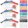 35&70 Pieces Pill Pouch Bags Zippered, Anglecai Reusable Pill Pouch for Medicine Bags Portable Self Sealing Travel Medicine Packets with Slide Lock Drug Baggies (35) view 1
