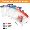 35&70 Pieces Pill Pouch Bags Zippered, Anglecai Reusable Pill Pouch for Medicine Bags Portable Self Sealing Travel Medicine Packets with Slide Lock Drug Baggies (35) view 3
