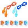 Ear Plugs for Swimming, Soft Ear Plugs for Sleeping Noise Cancelling, Reusable Ear Plugs for Noise Reduction, Ear Protection, Silicone Earplugs for Swimming, Sleeping, Snoring, Work, Concerts, 6 Pairs view 1