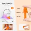 Ear Plugs for Swimming, Soft Ear Plugs for Sleeping Noise Cancelling, Reusable Ear Plugs for Noise Reduction, Ear Protection, Silicone Earplugs for Swimming, Sleeping, Snoring, Work, Concerts, 6 Pairs view 3