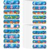 200 Pcs Kid Bandages Bulk Cute Cartoon Bandage Children's Adhesive Flexible Colorful Strip Waterproof Breathable PE Stickers Protection Care Cuts for Ocean Under Sea Party Girl Boy view 1