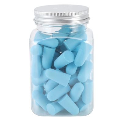 60pcs Ear Plugs,Sleeping Ear Plugs,Noise Cancelling Ear Plugs for Sleeping Noise Cancelling,Comfortable Soft Sponge Earplugsfor Sleeping, Snoring, Loud Noise,Work,Studying,Traveling(Blue)