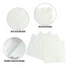Cocktail Napkins, 100 Pcs Scalloped Paper Napkins Beverage Napkins Disposable Paper Napkins for Wedding Birthday Baby Shower Party Dinner Bridal Anniversary (White) view 3