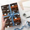 InterestPrint Custom Name Graduation Wrapping Paper Personalized Black Class of 2025 Gift Wrapping Paper Senior 2025 Gift for Teens Son Daughter Grandson Granddaughter Best Friend 58x23 3 Roll view 4