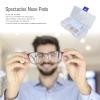 Eyeglass Nose Pads, No Slip Silicone Glasses Nose Pad Glasses Repair Kit with Nose Pads Screwdriver Tweezer and Cleaning Cloth view 2