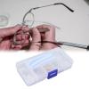 Eyeglass Nose Pads, No Slip Silicone Glasses Nose Pad Glasses Repair Kit with Nose Pads Screwdriver Tweezer and Cleaning Cloth view 4