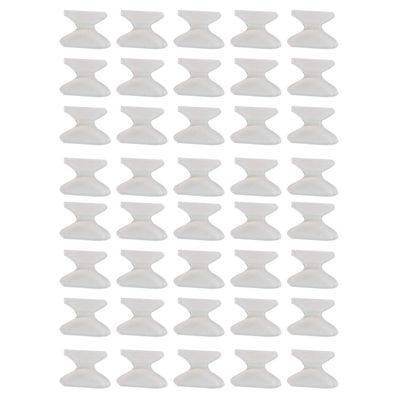 Anti Slip Nose Pad for Reading Glasses, 20 Pairs Soft Silicone Eyeglass Nose Pads Transparent Adhesive Eyeglass Nose Pads for Sunglasses Spectacles