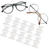 Anti Slip Nose Pad for Reading Glasses, 20 Pairs Soft Silicone Eyeglass Nose Pads Transparent Adhesive Eyeglass Nose Pads for Sunglasses Spectacles view 2