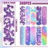 Patelai 300 Pieces Kids Bandages Bulk 10 Styles Children's Adhesive Flexible Colorful Cute Cartoon Bandages Waterproof Breathable Stickers Protection Care Cuts for Girls Boys(Mermaid) view 3