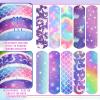 Patelai 300 Pieces Kids Bandages Bulk 10 Styles Children's Adhesive Flexible Colorful Cute Cartoon Bandages Waterproof Breathable Stickers Protection Care Cuts for Girls Boys(Mermaid) view 4