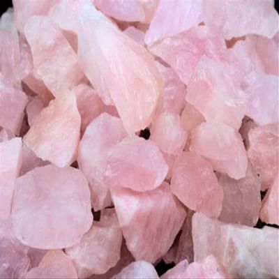 1 lb Bulk Lot Natural Rough Rose Quartz Crystals (Raw Reiki Love Healing 16 oz)