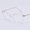 URISMO Cute Cat Eye Reading Glasses Women, Stylish Cateye Laides Blue Light Blocking Computer Goggle Readers, Clear Vision (Color : Clear, Size : +3.50) view 1
