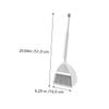 Dustpan Brush Set Mini Broom with Dustpan Little Housekeeping Helper Handle Upright Floor Sweeping Tool for Home Office Shop Kitchen view 2