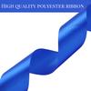 Clmentp 25 Yard Ribbon for Gift Wrapping Crafts Wedding Decoration Bouquets Party Arrangement (1 1/2 inch X 25 Yards, Blue) view 3