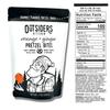 Orange & Ginger Flavored Pretzels | Gourmet Pretzel Nuggets | 7oz Pack Seasoned Sourdough Pretzel Snacks | 2 Pack | Orange & Ginger view 2