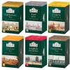 Ahmad Black Tea Classic Variety Pack with English Breakfast, English Tea No.1, Darjeeling, Ceylon, Earl Grey & Cardamom Tea, 20 Bags Each (Pack of 6) view 1