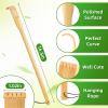 Renook 8 PCS Back Scratcher,16.5" Strong Sturdy Self-Massager Therapeutic Bamboo Wooden Back Scratchers for Scratching Itches,Best Gift for Father's Day Pregnant Women&People Who Need Longer Hands. view 2