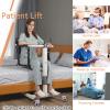 Seveni Portable Patient Lift for Home, Adjustable Height, Car Transfer Aid, Care Transport Chair Bathroom Wheelchair (Without Bedpan) view 4