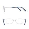 RB. Pilot Reading Glasses for Women Blue Light Blocking Computer Glasses Spring Hinge Readers Metal Frame Acetate Legs view 3