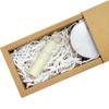 BOXHOME Shred Paper Filler (1LB) Crinkle Cut Paper for Wrapping & Filling Gift Basket Gift Boxes, White-Decoration Raffia Contains Bow view 3