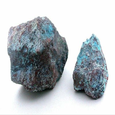 412 Gram 14.6 Oz 2 Sonoran Rare Shattukite Chrysocolla Azurite Silica Cab Rough