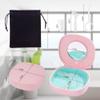 2 Pack Retainer Case with Vent Holes, Mirrors,Compatible with Invisalign,Night Guards,and Mouth Guards Case - Includes Storage Bag,Slim Aligner Remover Tool,Chew & Brush,Travel Essentials Pink Purple view 2