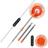 360 Rotatable Adjustable Cleaning Mop with 5 Mop Head, Extendable Wall Cleaning Mop, Spin Mop for Floor Cleaning, Wall Cleaning Bathroom Cleaning Household Supplies view 2