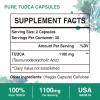 Sambugra TUDCA Liver Supplements 1100mg, 3rd Party Tested Ultra Strength Bile Salt TUDCA Supplement, Liver Support for Detox Cleanse and Repair, 60 Capsules view 2