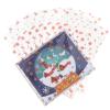 COQOFA 100 Pcs 4x 6 In Star Self-Sealing Cellophane Treat Bag, Clear Cookie Candy Bags Resealable Cellophane Gift Goodie Bag OPP Plastic Party Favor Bags for Bakery,Wedding,Birthday,Baby Shower ,Self Adhesive for Packaging (Rose Gold) view 1
