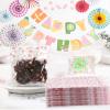 COQOFA 100 Pcs 4x 6 In Star Self-Sealing Cellophane Treat Bag, Clear Cookie Candy Bags Resealable Cellophane Gift Goodie Bag OPP Plastic Party Favor Bags for Bakery,Wedding,Birthday,Baby Shower ,Self Adhesive for Packaging (Rose Gold) view 4