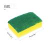 METALLIXITY Kitchen Cleaning Sponge (9cm x 6cm/3.54" x 2.75") 15pcs, Dish Sponges - for Washing Pots, Pans, Bathroom, Green/Yellow/Blue/Pink/Purple view 2