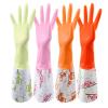 DOBOKS Multi-style dishwashing gloves kitchen household cleaning durable thin waterproof laundry rubber view 1