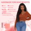 2 PCS Yoni Soap Bars for Women, Natural Feminine Wash Bar Soap for pH Balance & Daily Intimate Care, Gentle Cleansing with Freshness & Hydration, Handmade Peach Soap with Foaming Net 3.53 oz Each view 3