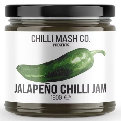 Chilli Mash Company - Jalapeo Chilli Mustard | A Spicy Dijon Mustard - 6.70oz / 190gr Glass Jar