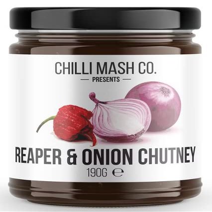 Chilli Mash Company - Reaper & Onion Chutney - 6.70oz / 190gr Glass Jar