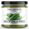 Chilli Mash Company - Green Jalapeo Chilli Puree | Medium Chilli Heat - 6.70oz / 190gr Glass Jar view 1