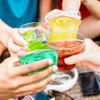 Byvivace 100Counts 9 OZ. Disposable Cups Old fashioned Party Tumblers, 9 Ounce Squat Cups Clear Hard Plastic Cups for Party Wedding view 2