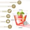 Byvivace 100Counts 9 OZ. Disposable Cups Old fashioned Party Tumblers, 9 Ounce Squat Cups Clear Hard Plastic Cups for Party Wedding view 4