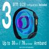 Libre Shield Freestyle Armband 2 for Freestyle Libre 1 & 2 14 Day : up to 30" Inch Adjustable Flexible Transmitter Protection Sensor Cover - Sensor Saver - No More Adhesive Patches (Aquarius) view 3