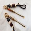 Brass Ear Pick,Keychain Pendant,Ear Pick Wax Remover,Ear Pick Keychain,Brass Keychain,Brass Ear Spoon,Reusable Ear Cleaner view 4