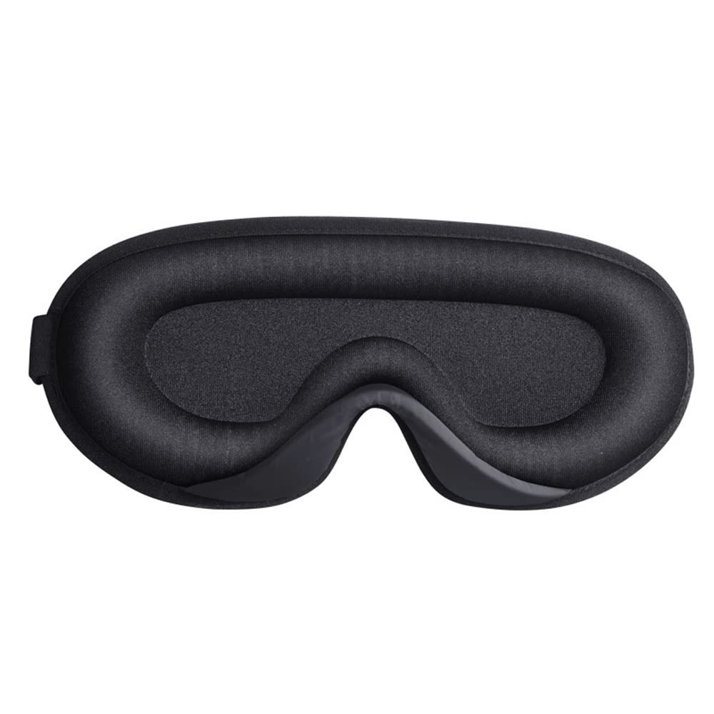 FIDDAA Sleep Mask for Men Women, 3D Contoured Cup Eye mask Blindfold, Block Out Light, Eye mask with Adjustable Strap