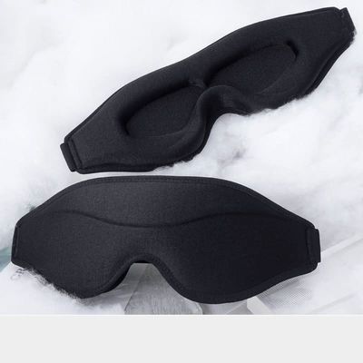 FEABCR 2 Pcs 3D Sleep Masks Sleeping Contoured Cup Eye Masks for Side Sleepers Light Blocking for Men Women Travel Office Nap Sleeping