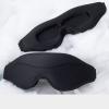 FIDDAA 2 Pcs 3D Sleep Masks Sleeping Contoured Cup Eye Masks for Side Sleepers Light Blocking for Men Women Travel Office Nap Sleeping view 1