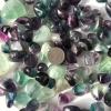 100g 15-20mm Natural Fluorite Quartz Crystal Stones Rough Polished Gravel Specimen Stone Collection Home Decor,15-20mm view 2