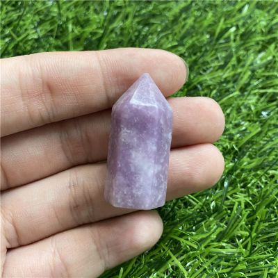 1.5" Natural Stones Crystal Point 22 Color Tower Amethyst Rose Quartz Stone Ore Mineral Obelisk Home Ornaments,lapidolite